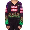 Monster Jam Grave Digger Boys' Union Suit Kids Fleece One Piece Pajamas - 2 of 4