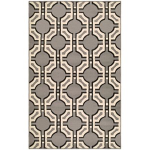 Modern Geometric Art-Deco Transitional Eclectic Trellis High-Traffic Power-Loomed Indoor Area Rug by Blue Nile Mills - 1 of 4