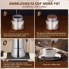 GOTGELIF Classic Stainless Steel Moka Pot Coffee Maker For Coffee Lovers - 3 of 4