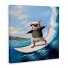 Stupell Industries Cool Surfer Mouse Blue Ocean Waves, 24" x 24" - 3 of 4