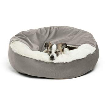Best Friends by Sheri Cozy Cuddler Ilan Dog Bed - 24"x24" - Gray