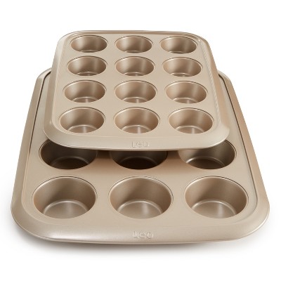BergHOFF Balance Non-stick Carbon Steel 12-cup Muffin Pan 3.25" - Thumbnail 3