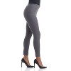 Rekucci Women's Pull-On Slim Ankle Pants with Faux Snaps – Stretch Comfort Waistband & Chic Office Style - Graphite, 16 - 2 of 4