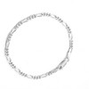 Giorgio Di Vicenza Sterling Silver 4mm Figaro Chain Bracelet - 3 of 3