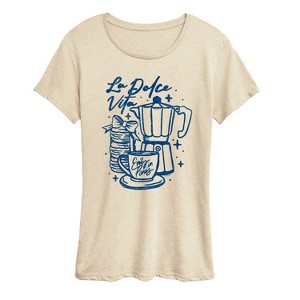 Women's - Emily in Paris - La Dolce Vita Short Sleeve Graphic T-Shirt - 1 of 4