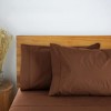 LuxClub 2 PC Performance Microfiber Solid Pillowcase Set - 3 of 3