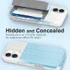 Vena vCommute For Apple iPhone 17 Case Wallet, Case with Stand Leather Card Holder [Military Grade Drop Protection], Black - 3 of 4