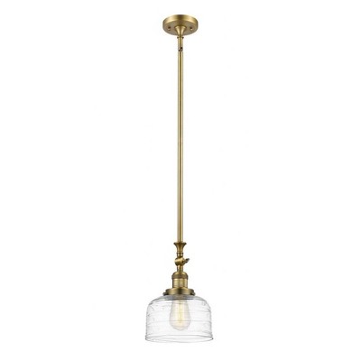 Bell - 1 Light Stem Hung Tiltable Mini Pendant In Industrial Style-14 Inches Tall and 8 Inches Wide