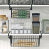 mDesign Large Wire Hanging Pullout Drawer Basket - Attaches to Shelving - 3 of 4