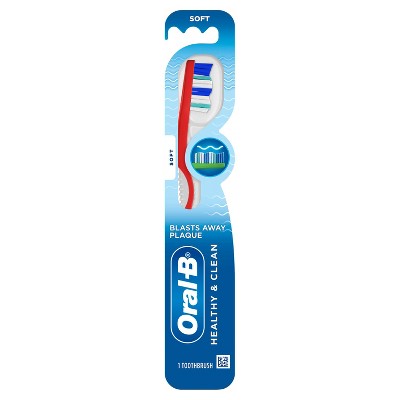 Oral-B Healthy Clean Toothbrush Soft Bristles - 1ct