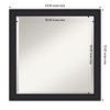 Amanti Art Oliver Narrow Beveled Wood Framed Bathroom Vanity Wall Mirror - 3 of 4