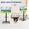 COZONY Rolling TV Swivel Stands with Power Outlet, for 32-75 Inch TVs, Portable TV Stand with Wheels for Bedroom & Living Room - 3 of 4