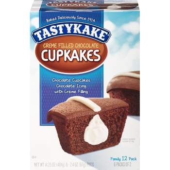 Tastykake Creme Filled Chocolate Cupcakes - 14.25oz/12pk