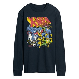 Men's - Marvel - X-Men Group Logo Long Sleeve Graphic T-Shirt - 1 of 4