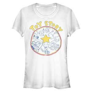 Juniors Womens Toy Story Andy's Toys T-Shirt - 1 of 3