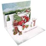 8ct Santa's Truck Pop-Up Boxed Christmas Cards
