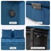 Sofa Bed 4-in-1 Convertible Pull Out Couch, Velvet Chair Bed, 5 Adjustable Backrests - 4 of 4