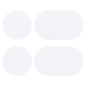 Unique Bargains Round Shapes English Paper Reusable Sewing DIY Quilting Templates 200 Pcs - 1 of 4