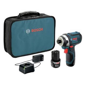 Bosch HDS181A-02 18V Lithium-Ion 1/2 Compact Tough Hammer Drill/Driver Kit  with SlimPack Batteries