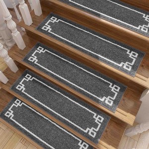 BAGOKIE 15 Pack 9"x28" Non-Slip Stair Treads - 1 of 4