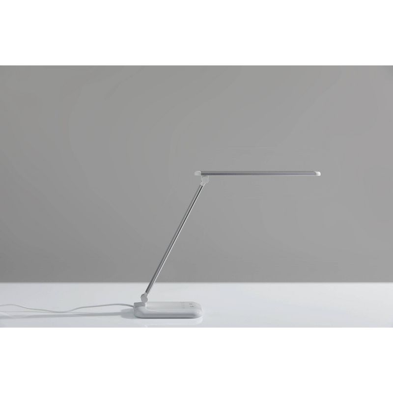 16.25&#34; Lennox Multi-Function Desk Lamp (Includes LED Light Bulb) White - Adesso, 5 of 11