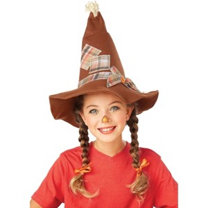 HalloweenCostumes.com One Size Fits Most   Scarecrow Hat, Orange/Brown/Brown - 1 of 1