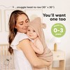 KeaBabies 2pk Snuggle Baby Towels with Hood for Newborn Girls, Boys, Toddlers, Soft & Absorbent Hooded Baby Bath Towels - 3 of 4