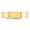 Black Bow Jewelry 5mm 10K Rose, White, or Yellow Gold Lightweight Flat Standard Fit Band - 3 of 4