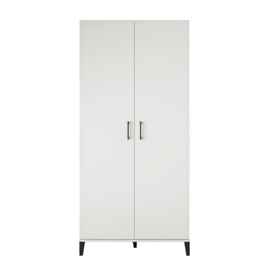 Systembuild Flex Tall Storage Cabinet, White