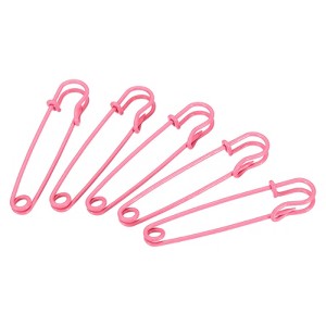 Unique Bargains Metal DIY Blankets Crafts Brooch Making Home Sewing Large Safety Pins 15 Pcs - 1 of 4