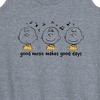 Women's - Peanuts - Good Music Good Days Graphic Racerback Tank - 2 of 4