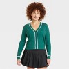 Women's Tipped Ribbed Cardigan - All In Motion™ - 3 of 4