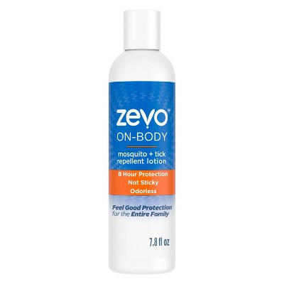 Zevo On Body Mosquito + Tick Repellent Bug Spray Value - 7.8oz Lotion