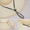 Anna-Kaci Wide Brim Straw Sun Hat with Braided Cord Detail Lightweight Packable Design for Beach Travel Outdoor Protection - 4 of 4