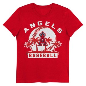MLB Los Angeles Angels Girls' Crew Neck T-Shirt - 1 of 1