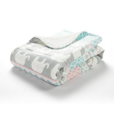Lush Décor Soft Faux Shearling Baby Blanket
