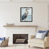 Stupell Industries Coastal Heron Portrait Black Framed Floater Canvas Wall Art - 2 of 4