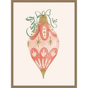 Amanti Art Holiday Ornament Collection 1 by Jill Labieniec Canvas Art Framed - 1 of 4