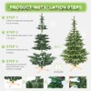 Resenkos Artificial 8ft  LED-lit Christmas Tree with 1307PE/PVC Mixed Branch Tips - 3 of 4