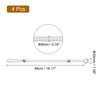Unique Bargains Hand Woven Decorative Bedroom Living Room Curtain Tieback 4 Pcs - 2 of 4