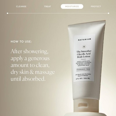 Naturium The Smoother Glycolic Acid Body Lotion - 8 fl oz