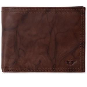 Generic Men's RFID Traveler Crunch Wallet with Interior Zipper - 1 of 4