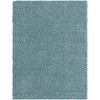 Unique Loom Solid Shag Solid Indoor Woven Area Rug - 2 of 4