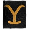Yellowstone Y Branding Logo Silky Touch Blanket White 50X60 - 2 of 4