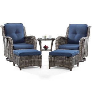 UPTIOT 5-Piece Seating Group with Cushions - 1 of 4