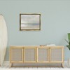 Stupell Industries Sandy Tide Ocean Horizon Black Framed Floater Canvas Wall Art - 2 of 4