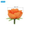 Unique Bargains Mini Silk Fabric Plastic Durable Reusable Artificial Flowers 50 Pcs - 2 of 4