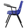 Emma and Oliver Ergonomic Shell Chair with Left Handed Flip-Up Tablet - Tablet Arm Desk - 4 of 4