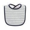 Hudson Baby Infant Boy Fiber Filled Drooler Bibs 3pk, I Love Mommy Lt. Blue, One Size - 4 of 4