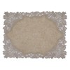 Saro Lifestyle Embroidered Design Lace Napkin and Placemat Set -  ( 1 placemat and 1 napkin) - 4 of 4